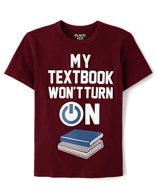 Boys Textbook Graphic Tee