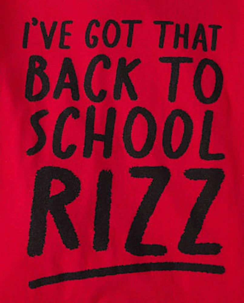 Boys School Rizz Graphic Tee