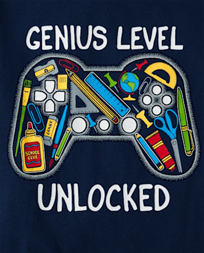 Boys Genius Level Graphic Tee