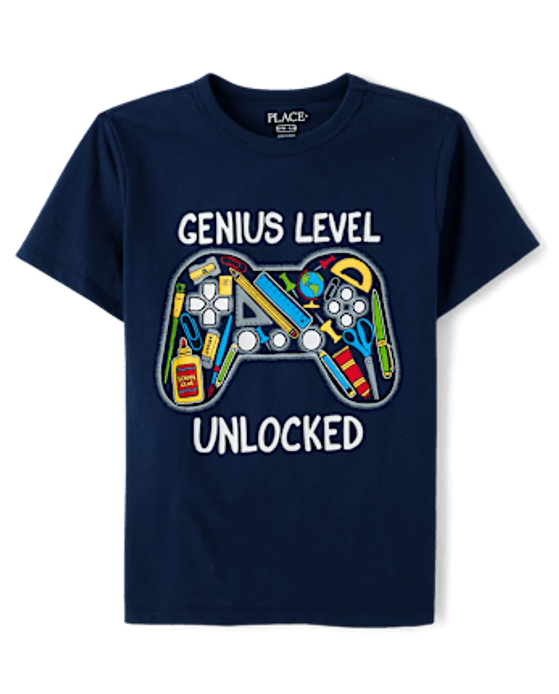 Boys Genius Level Graphic Tee
