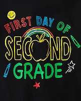 Boys First Day Second Grade Graphic Tee