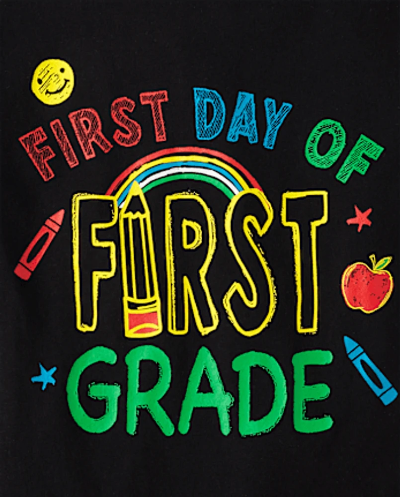 Boys First Day Grade Graphic Tee