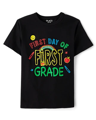 Boys First Day Grade Graphic Tee