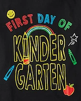 Boys First Day Kindergarten Graphic Tee