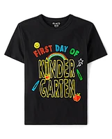 Boys First Day Kindergarten Graphic Tee