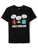 Boys Math Problems Graphic Tee