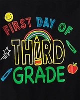 Boys First Day Third Grade Graphic Tee