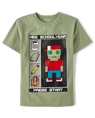 Boys School Avatar Graphic Tee