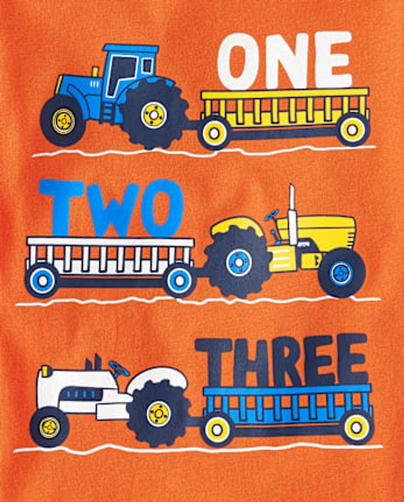 Lot de 3 t-shirts graphiques pour bébés et tout-petits garçons
