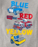 Lot de 3 t-shirts graphiques pour bébés et tout-petits garçons