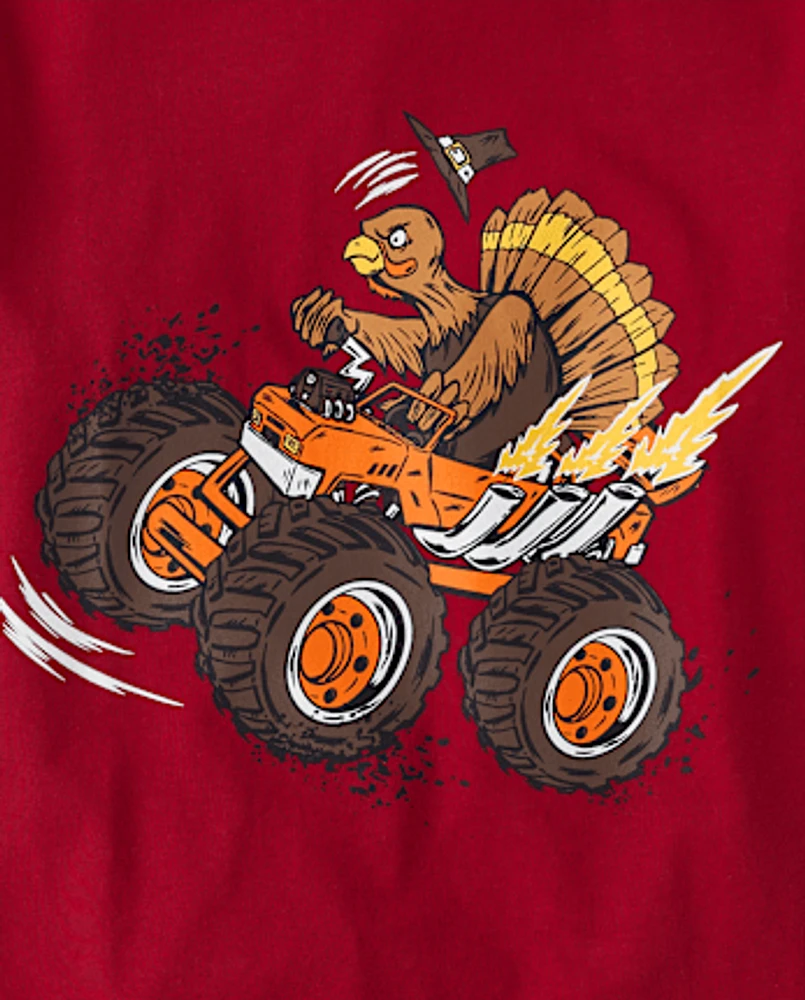 Boys Turkey Truck Graphic Tee