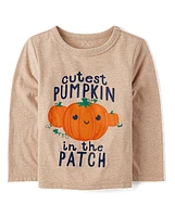 Baby And Toddler Boys Cutest Pumpkin Patch Graphic Tee