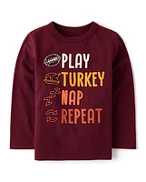 Baby And Toddler Boys Turkey Day Graphic Tee