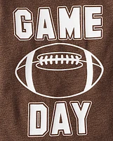 Baby And Toddler Boys Football Game Day Graphic Tee