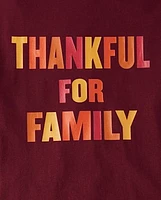 Adult Matching Family Thankful Graphic Tee