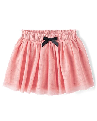 Toddler Girls Mesh Tutu Skirt