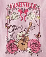 Girls Nashville Scene Graphic Tee
