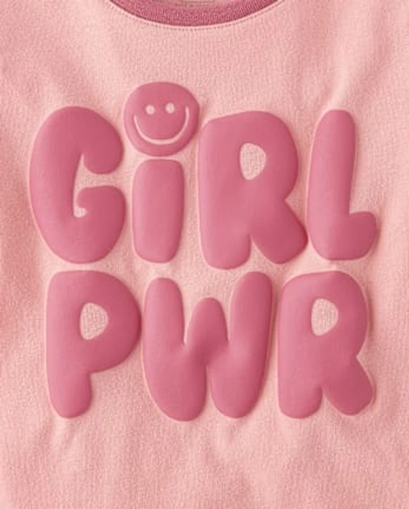 Girls Girl Pwr Graphic Baby Tee
