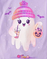 Girls Beanie Ghost Graphic Tee