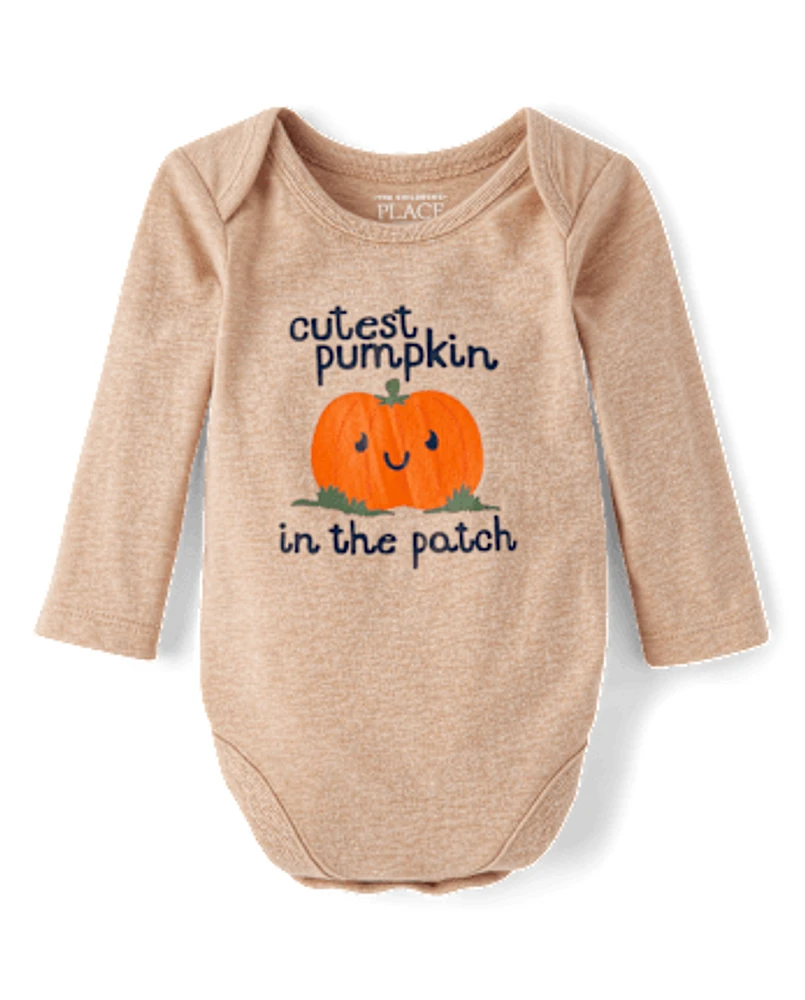 Baby Cutest Pumpkin Patch Graphic Bodysuit