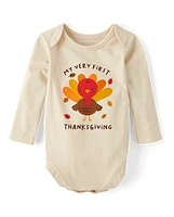 Baby First Thanksgiving Graphic Bodysuit
