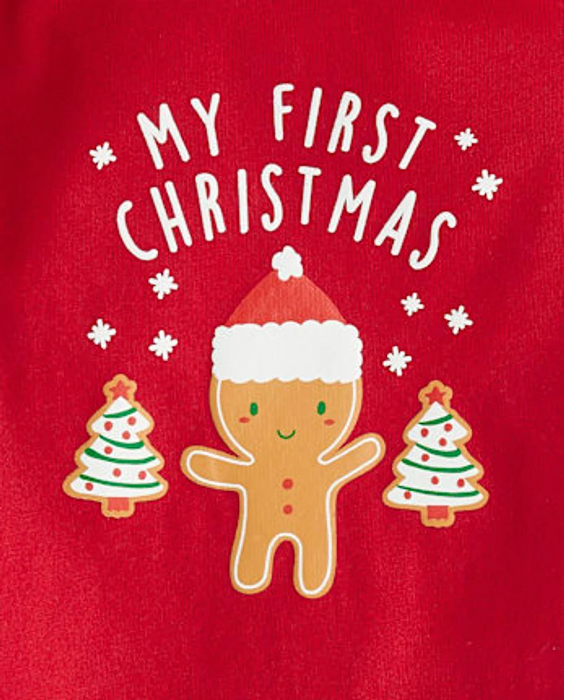 Body graphique Premier Noël pour bébé