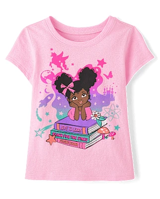 Toddler Girls Books Graphic Tee
