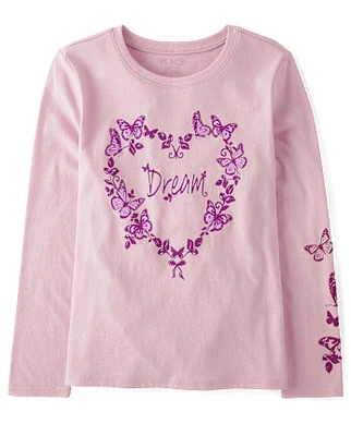 Girls Dream Heart Graphic Tee
