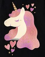 Baby And Toddler Girls Animal Graphic Tee 5-Pack