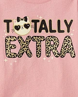 Baby And Toddler Girls Animal Graphic Tee 5-Pack