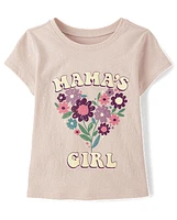 Toddler Girls Mama's Girl Graphic Tee