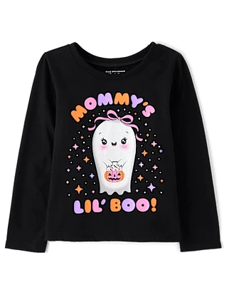 Baby And Toddler Girls Mommy's Lil Boo Graphic Tee
