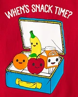 Toddler Boys Snack Time Graphic Tee