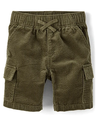 Kids Corduroy Cargo Shorts