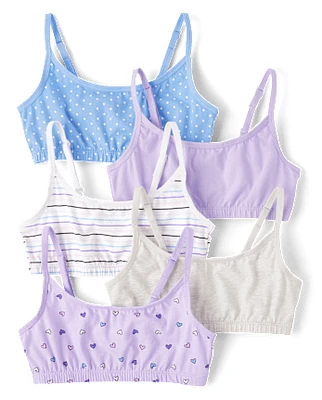 Girls Heart Bralette 5-Pack