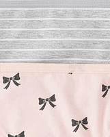 Girls Leopard Bikini Underwear 10-Pack