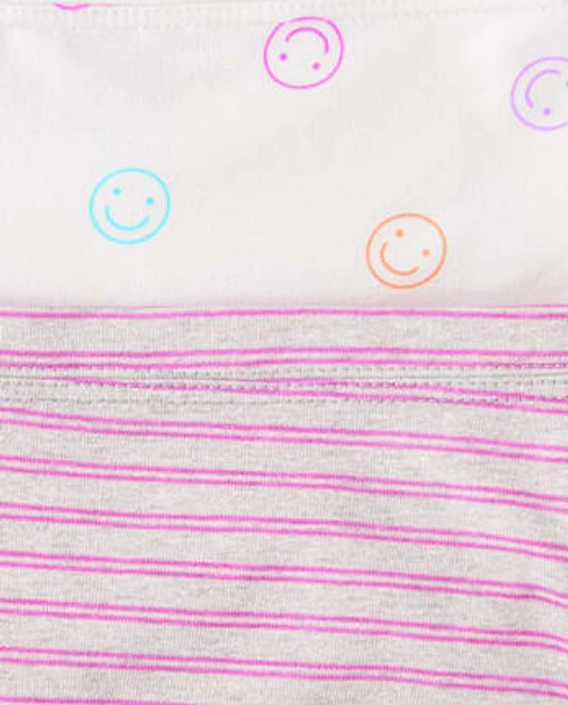 Girls Striped Girl Short Underwear 7-Pack