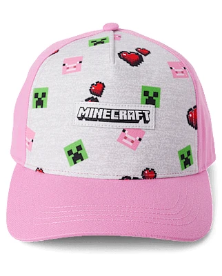 Girls Minecraft Baseball Hat