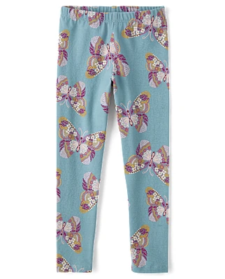 Girls Print Leggings