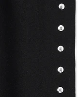 Girls Studded Flare Leggings