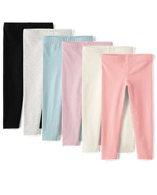 Toddler Girls Leggings 6-Pack
