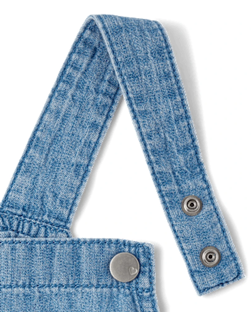 Ensemble jupe-culotte à volants 2 pièces pour petite fille