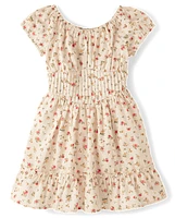 Girls Floral Corset Dress