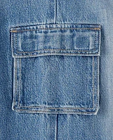 Girls Baggy Cargo Jeans
