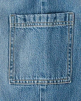 Girls Utility Barrel Jeans