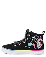 Girls Doodle High Top Sneakers