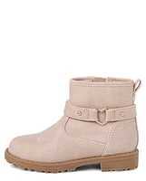 Toddler Girls Heart Moto Boots