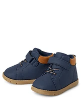 Baby And Toddler Boys First Steps Lace Up Boots