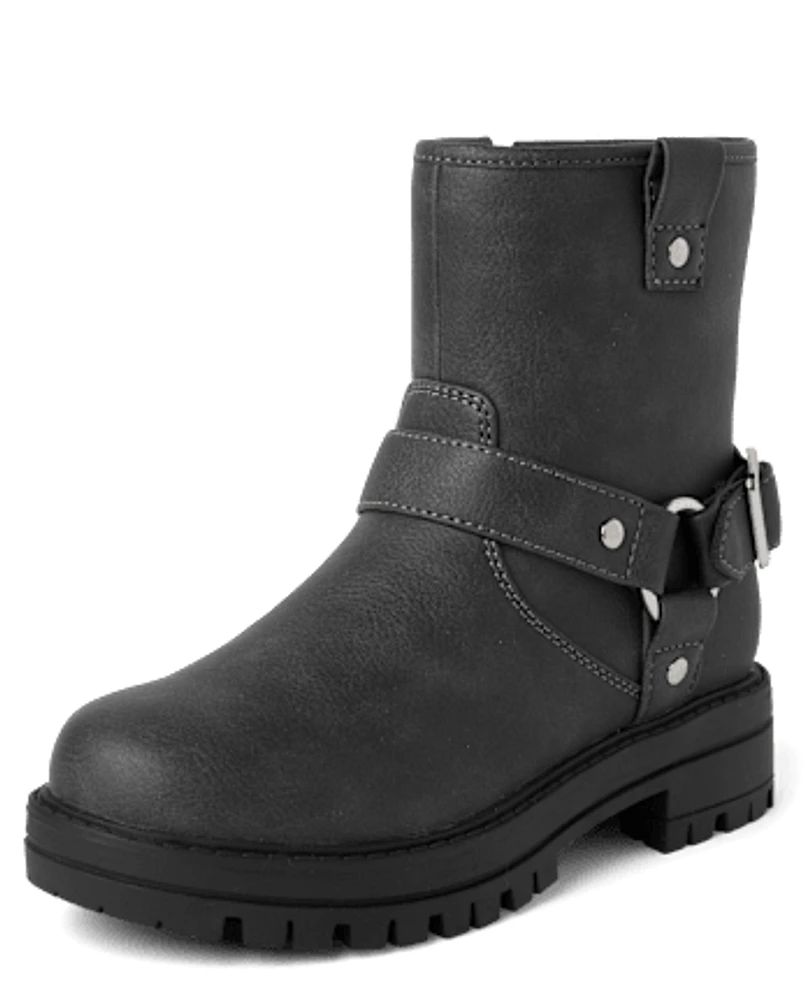 Girls Moto Boots