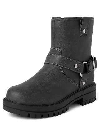 Girls Moto Boots